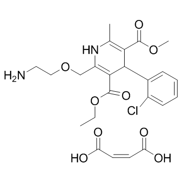 Amlodipine maleate结构式