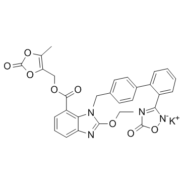 Azilsartan medoxomil monopotassium结构式