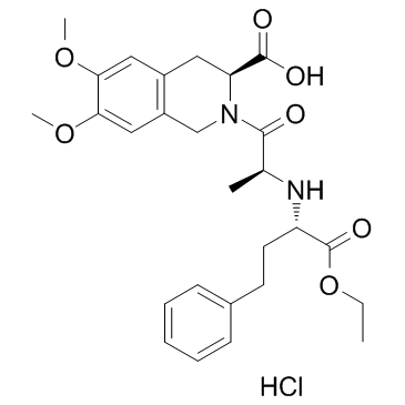 Moexipril hydrochloride结构式