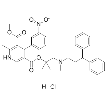 Lercanidipine hydrochloride结构式