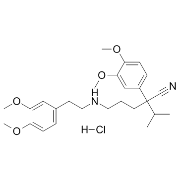 Norverapamil hydrochloride结构式