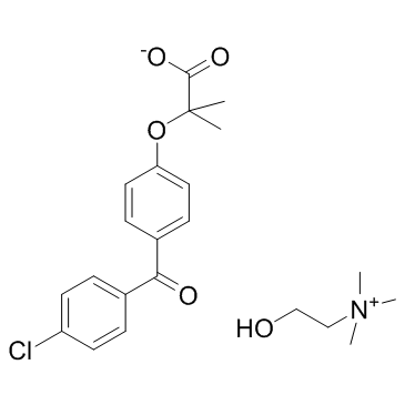 Choline Fenofibrate结构式