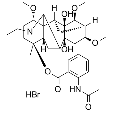 Lappaconitine hydrobromide结构式