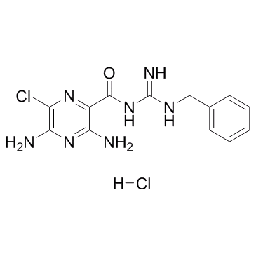 Benzamil hydrochloride结构式