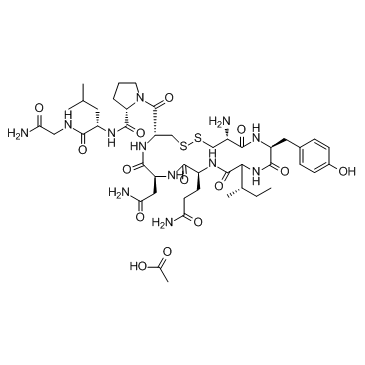 Oxytocin acetate结构式