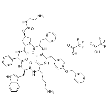 Pasireotide ditrifluoroacetate结构式