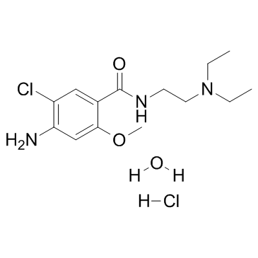 Metoclopramide hydrochloride hydrate结构式