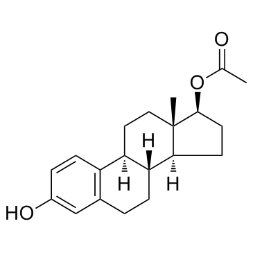 β-Estradiol 17-acetate结构式