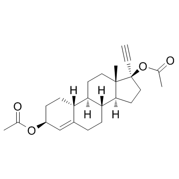 Ethynodiol diacetate结构式