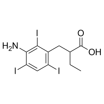 Iopanoic acid结构式