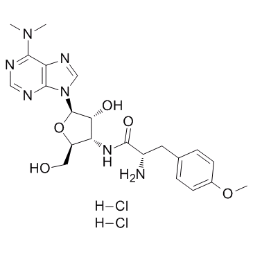 Puromycin Dihydrochloride结构式