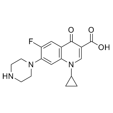 Ciprofloxacin结构式