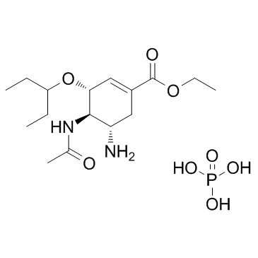 Oseltamivir phosphate结构式