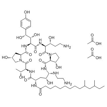 Caspofungin Acetate结构式