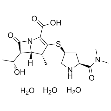 Meropenem trihydrate结构式