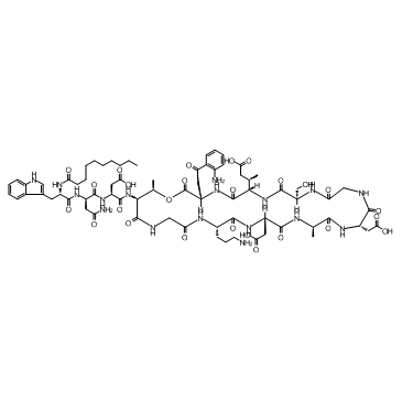 Daptomycin结构式