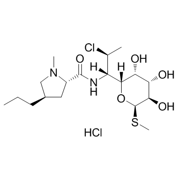 Clindamycin hydrochloride结构式