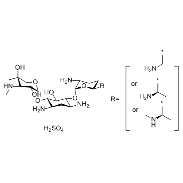 Gentamicin sulfate结构式