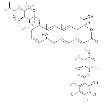 Fidaxomicin结构式