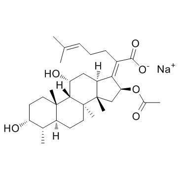 Fusidic acid sodium salt结构式