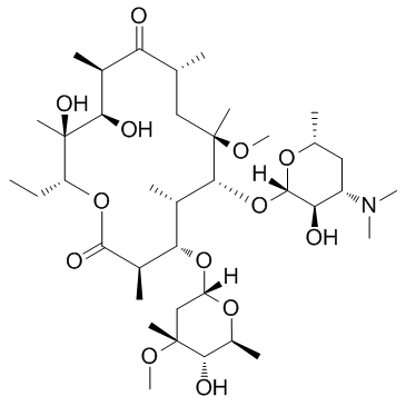 Clarithromycin结构式