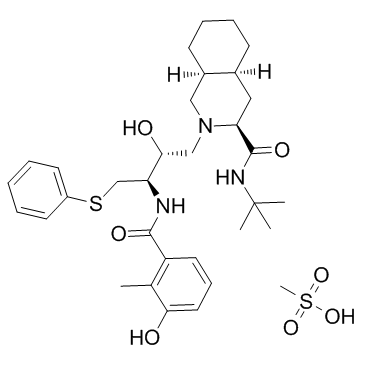 Nelfinavir Mesylate结构式