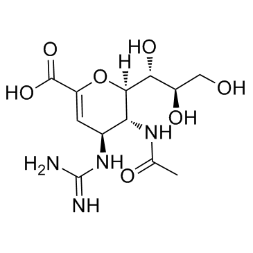 Zanamivir结构式