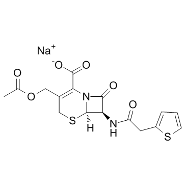 Cephalothin sodium结构式