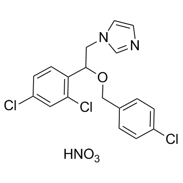 Econazole nitrate结构式