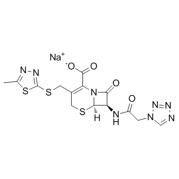 Cefazolin sodium结构式