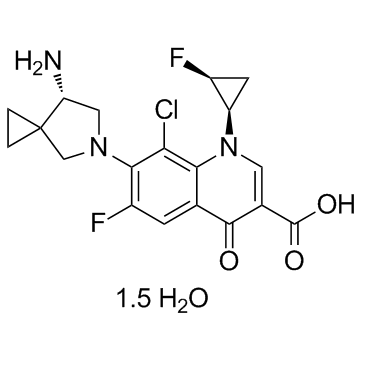 Sitafloxacin hydrate结构式