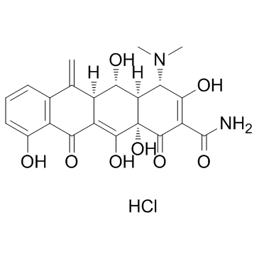 Methacycline hydrochloride结构式