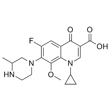 Gatifloxacin结构式