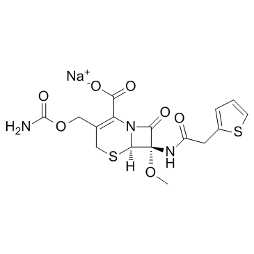 Cefoxitin sodium结构式