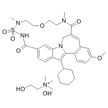 TMC647055 Choline salt结构式