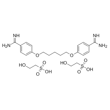 Pentamidine isethionate结构式