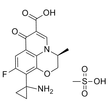 Pazufloxacin mesylate结构式