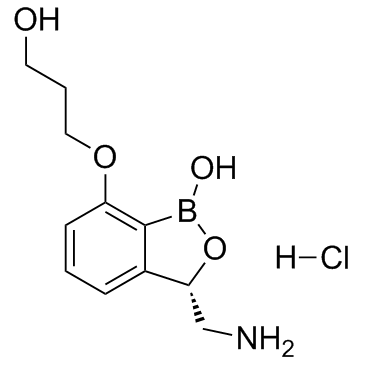 Epetraborole hydrochloride结构式