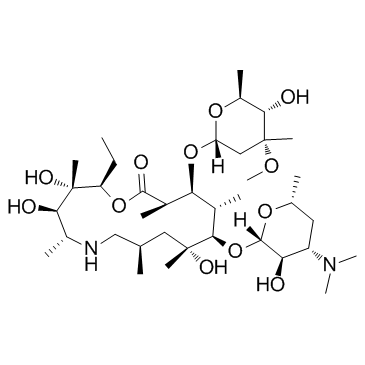 Azathramycin结构式