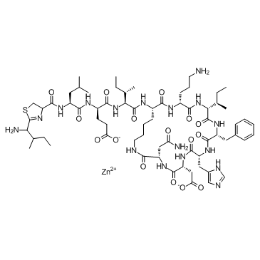 Bacitracin Zinc结构式