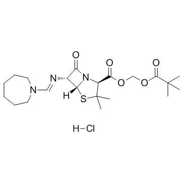 Pivmecillinam hydrochloride结构式