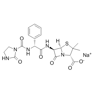 Azlocillin sodium salt结构式