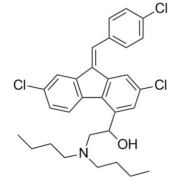 Lumefantrine结构式