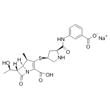 Ertapenem sodium结构式