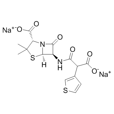 Ticarcillin disodium结构式