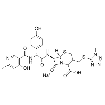 Cefpiramide sodium结构式