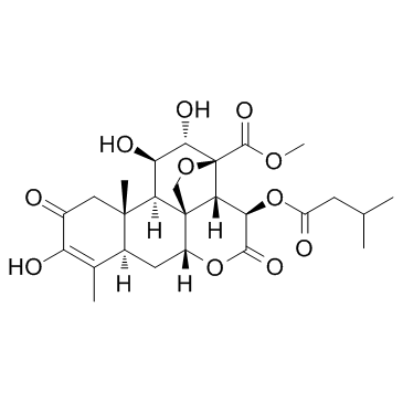 Bruceine A结构式