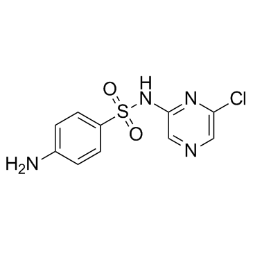 Sulfaclozine结构式