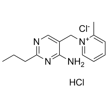 Amprolium hydrochloride结构式