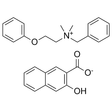 Bephenium hydroxynaphthoate结构式